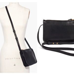 Madewell simple cross body leather bag